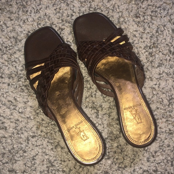 Brown Etienne Aigner Ester Sandals 6.5 - Picture 2 of 10